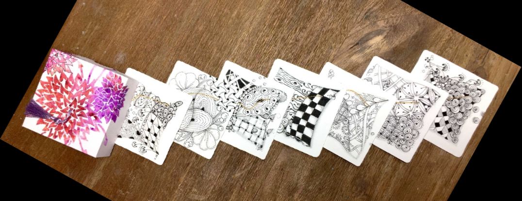 Kreativtag am 5.4.2025 mit Zentangle® in Buchholz